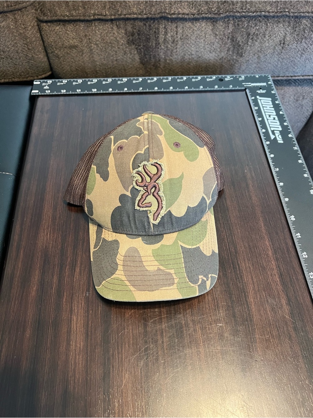 Browning Brown Mesh Trucker Hat